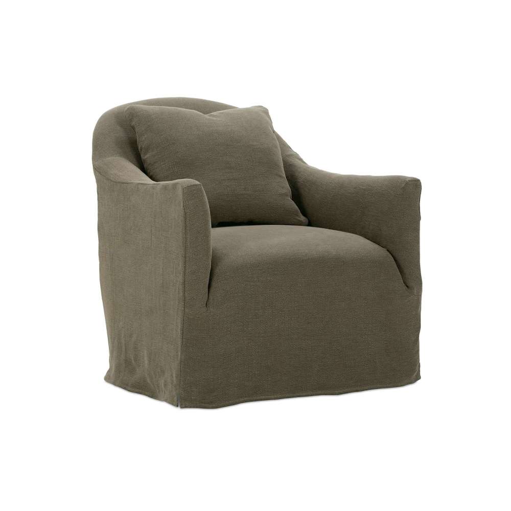 Aiden Slipcover Swivel Chair