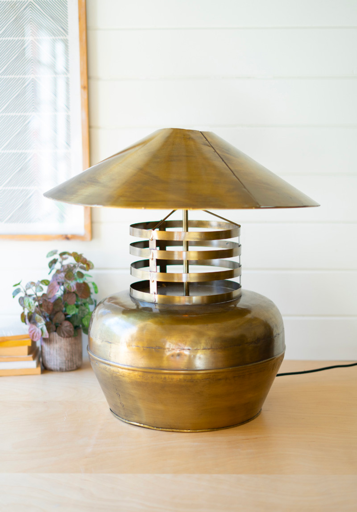 Harris Antique Brass Table Lamp