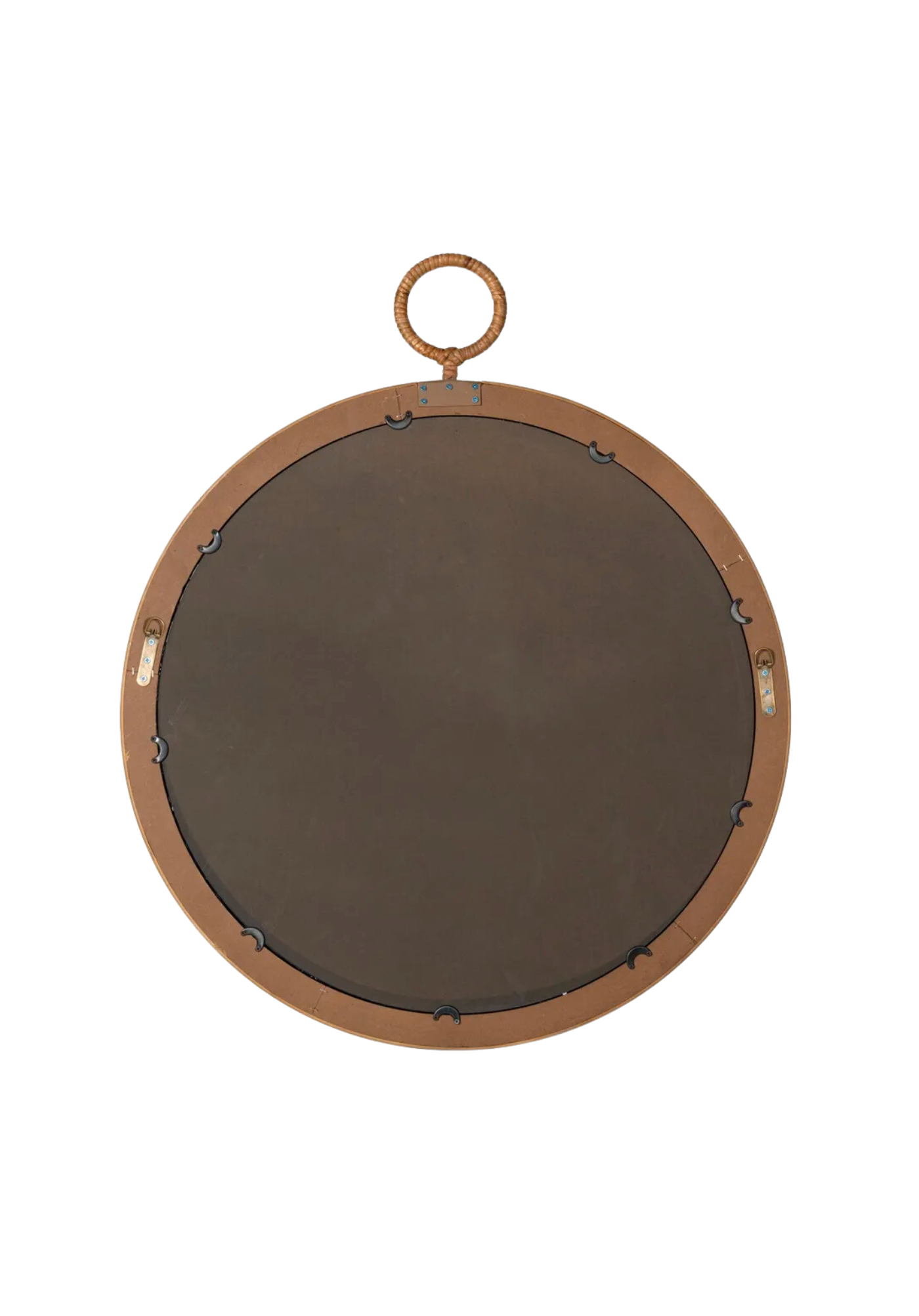 Rattan Ring Detailed Round Mirror