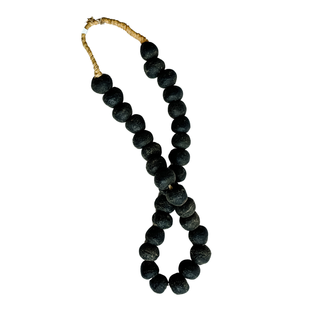 Black Glass Beads
