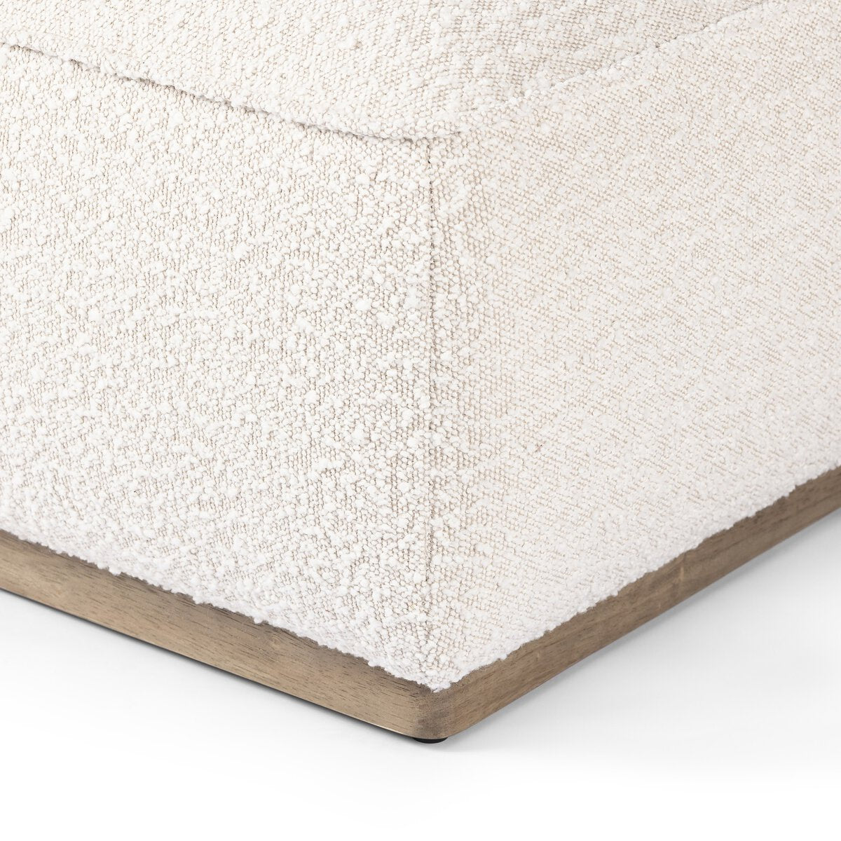 Elvina Taupe Ottoman