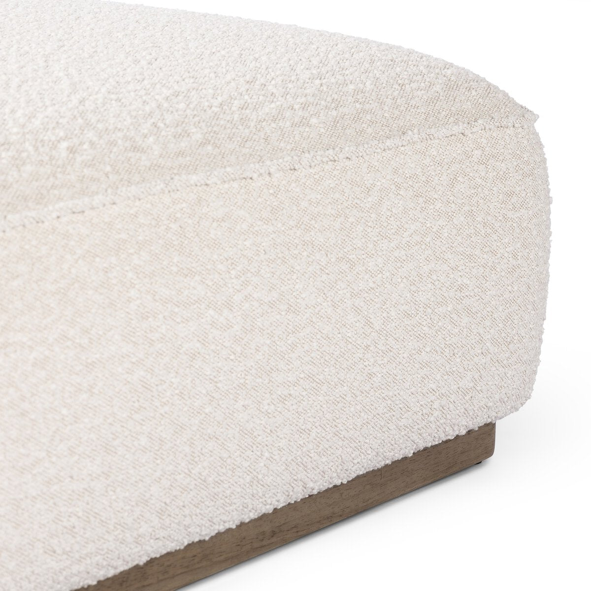 Elvina Taupe Ottoman