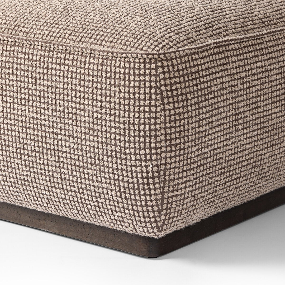 Elvina Taupe Ottoman