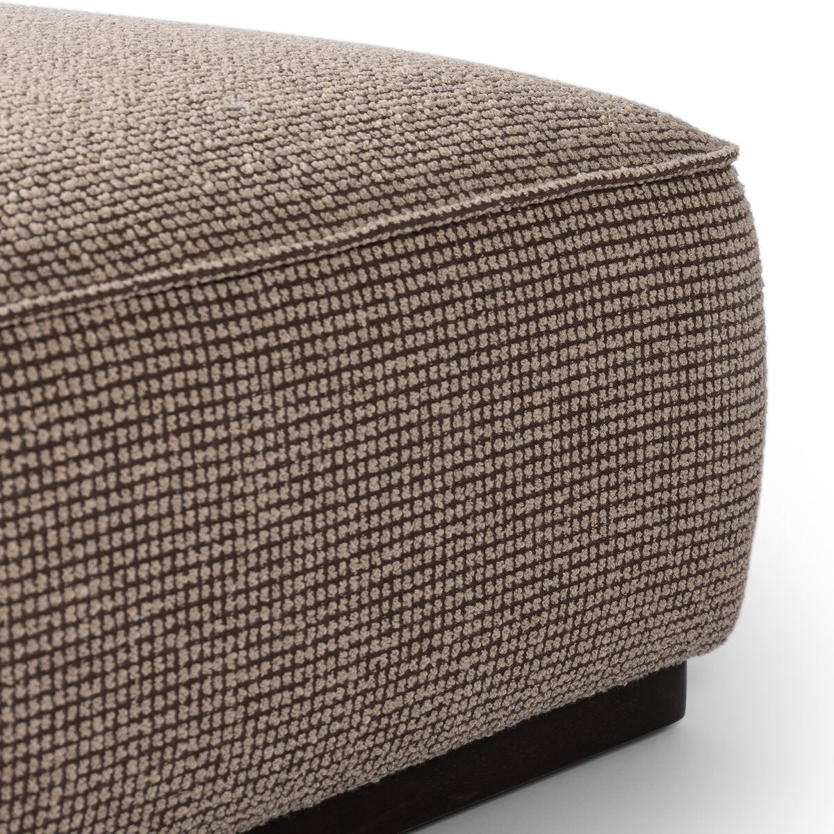 Elvina Taupe Ottoman