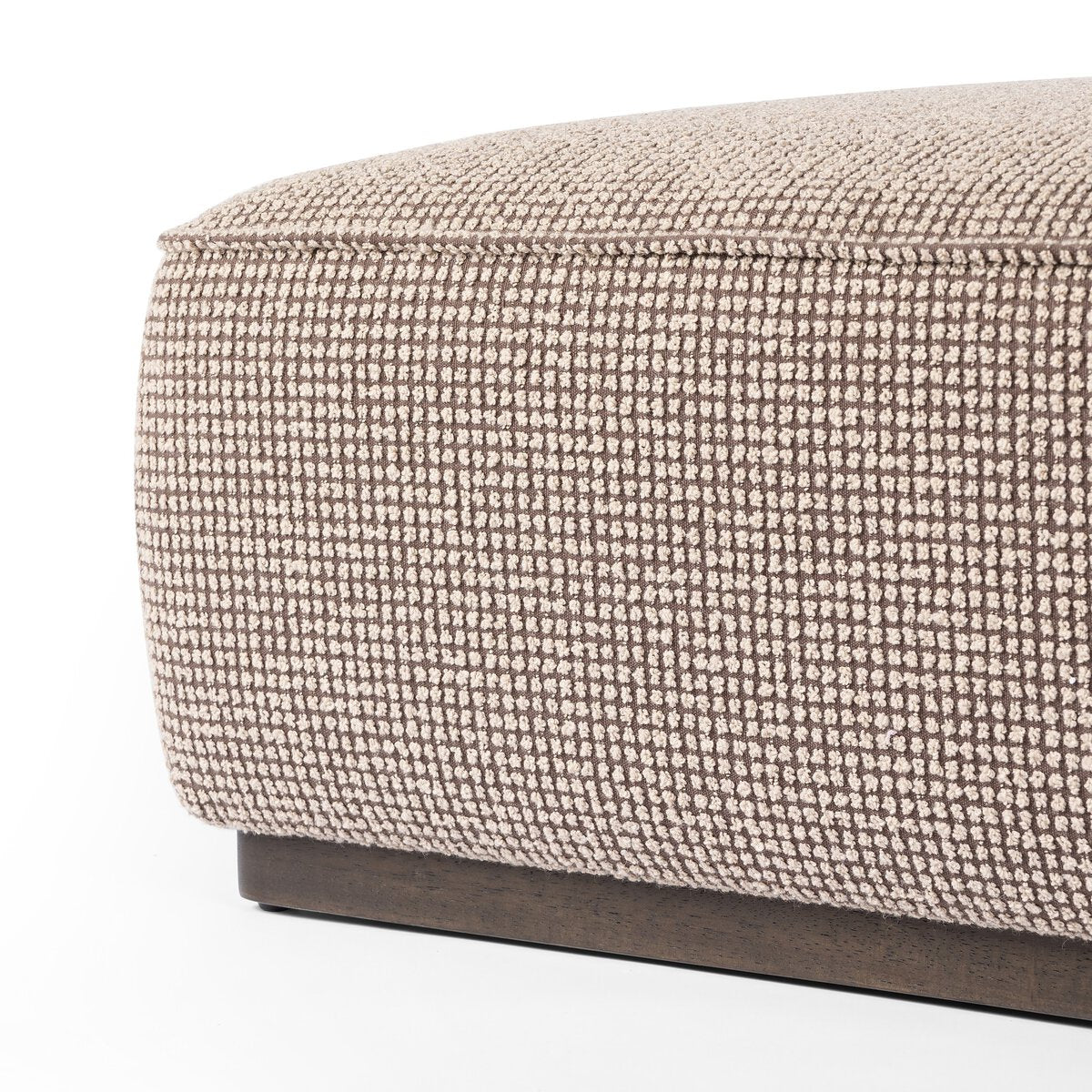Elvina Taupe Ottoman