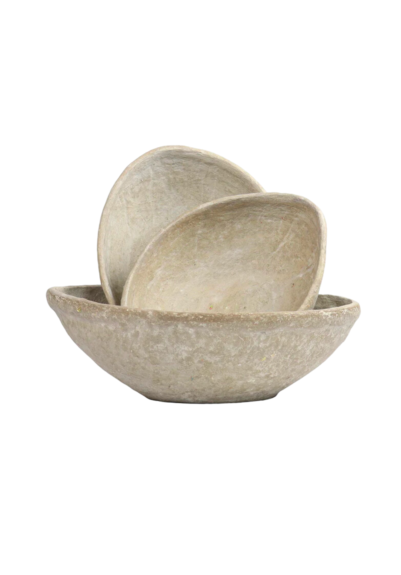 Oblong Paper Maché Bowl