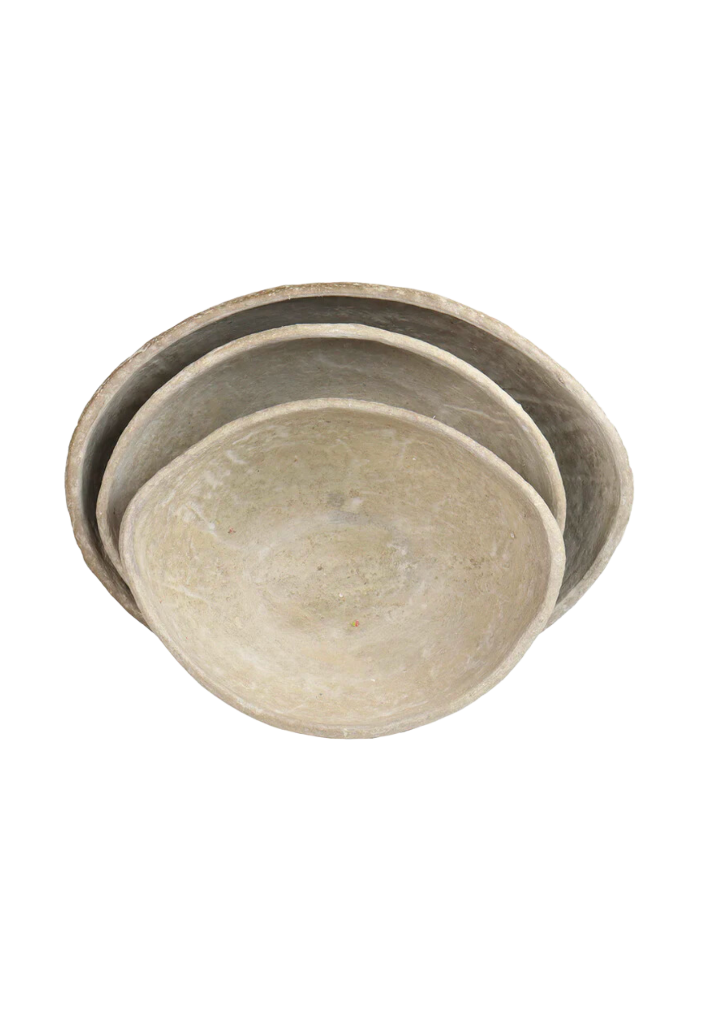 Oblong Paper Maché Bowl