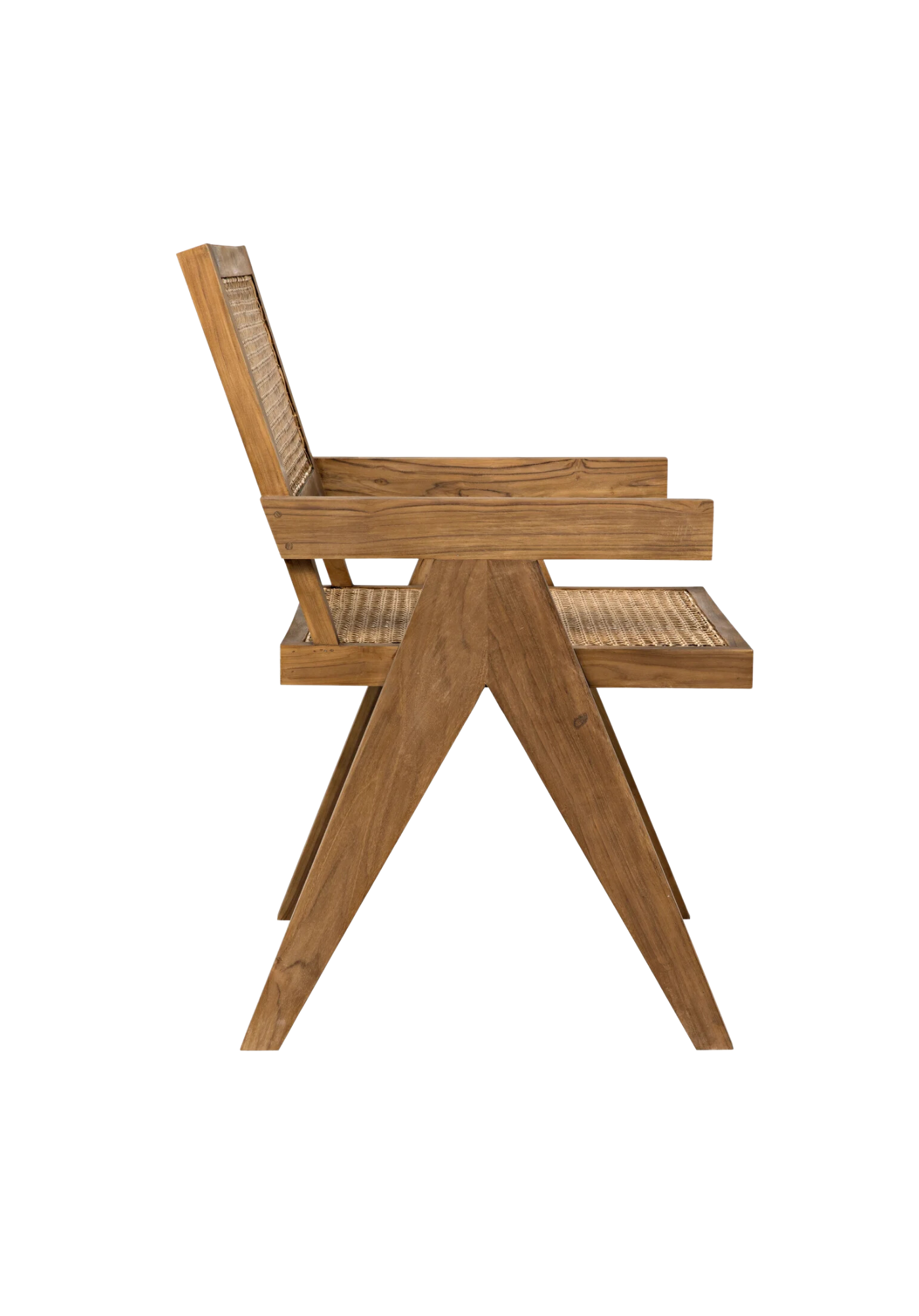 Maddox Chair with Caning, Teak
