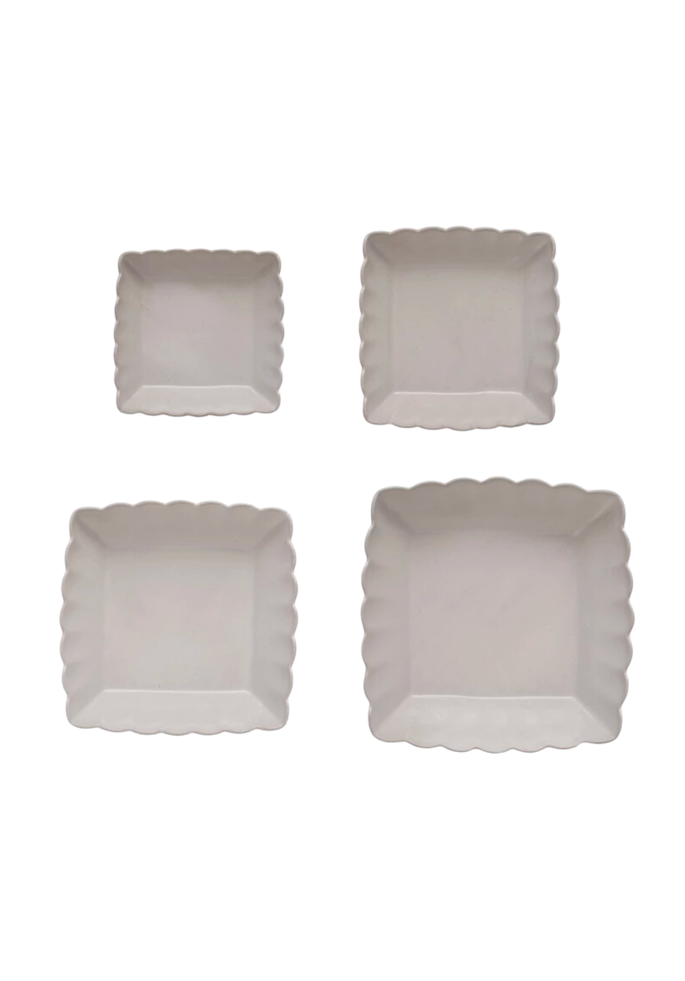 Scalloped Edge Serving Dishes