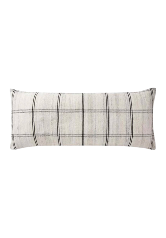 Bell AL Black / White Lumbar Pillow