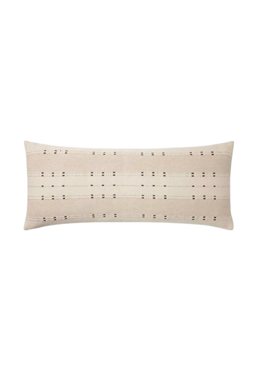 Gabrielle AL Beige/Terracotta Lumbar Pillow