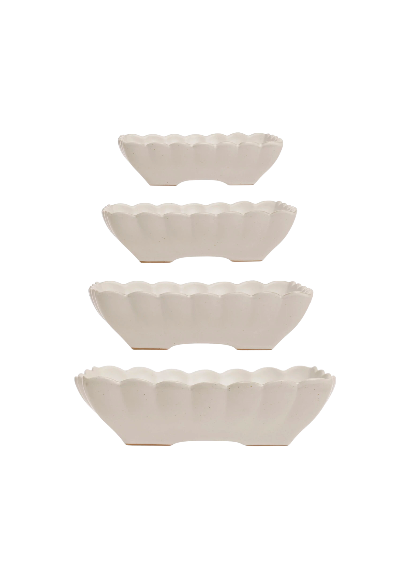 Scalloped Edge Serving Dishes