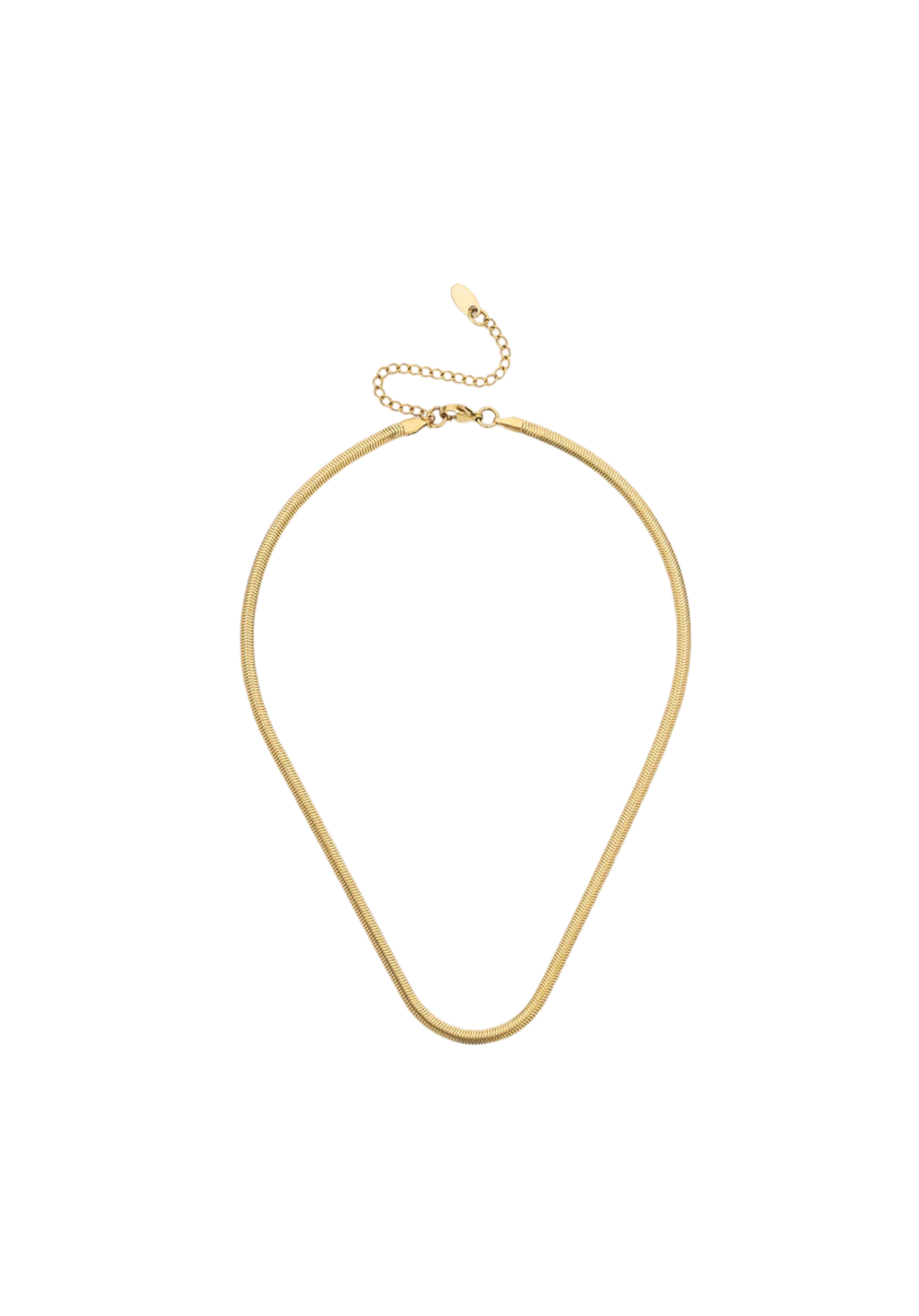 Matte Herringbone Necklace