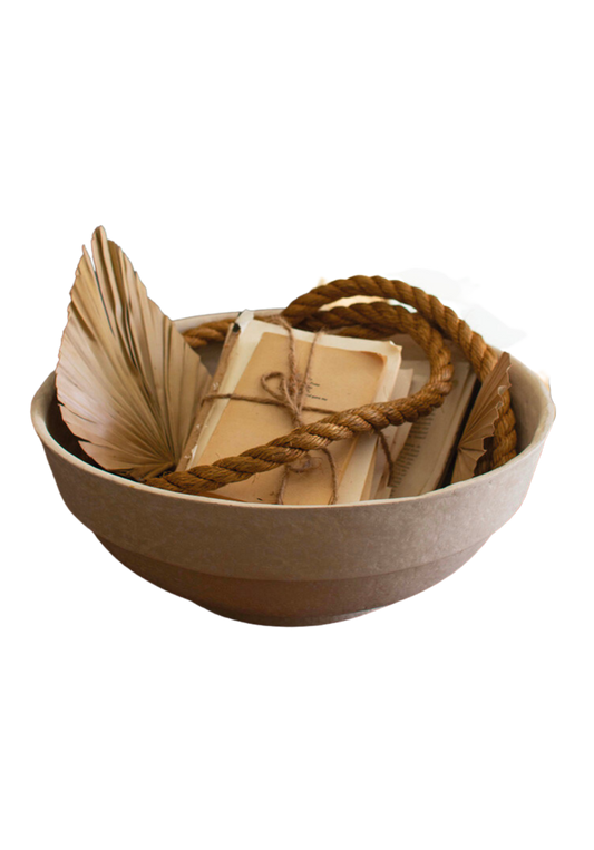 Artisanal Paper Maché Bowl