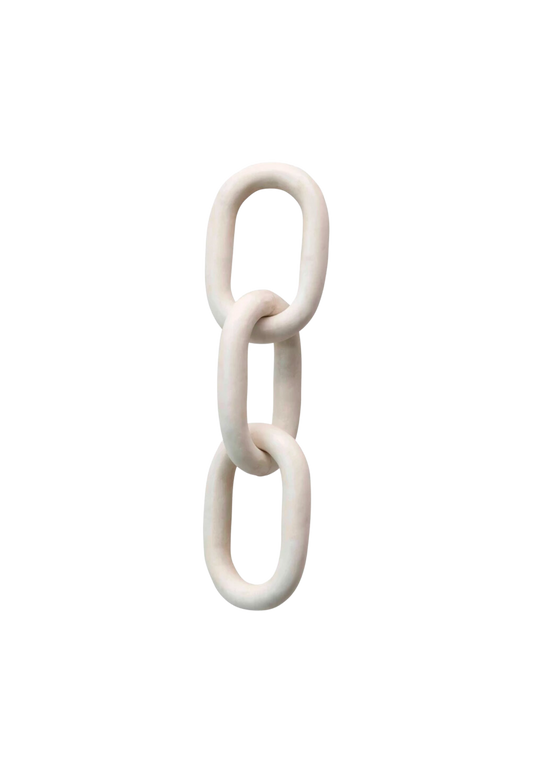 Marble Chain in White