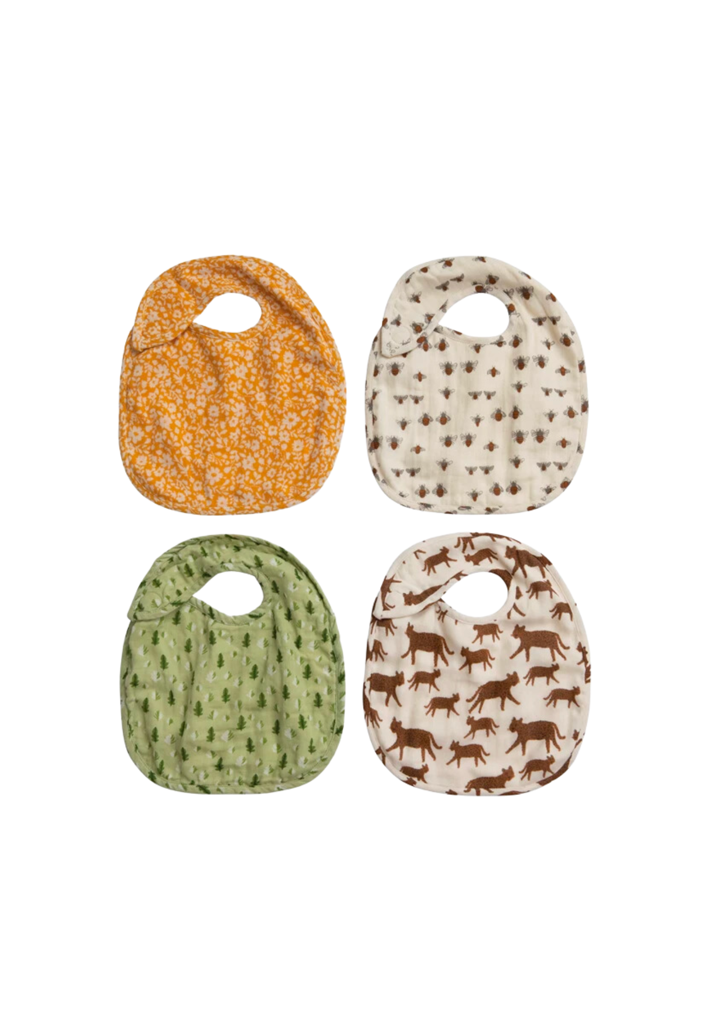 Patterned Baby Bibs