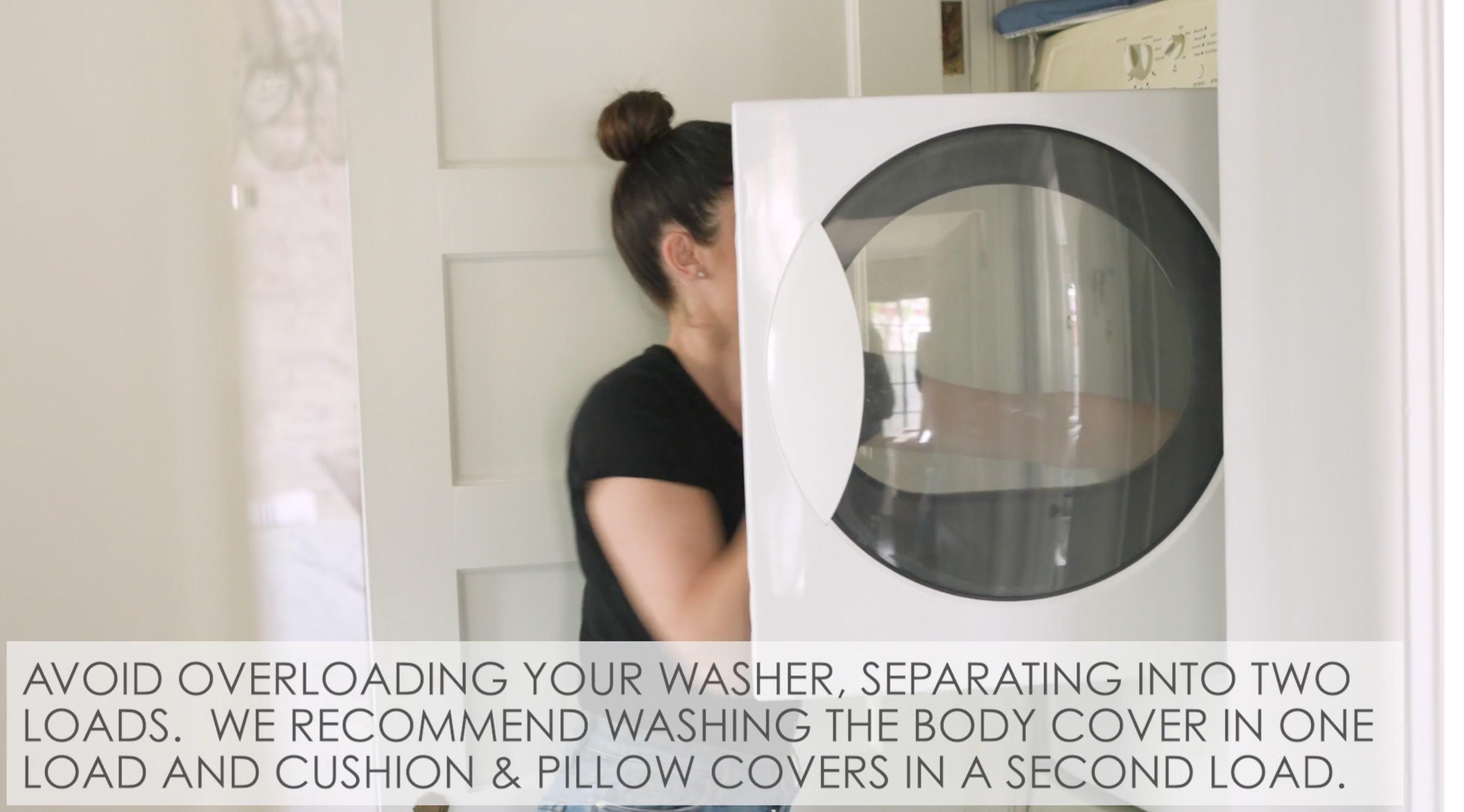 Load video: Slipcover Wash Instructions Video