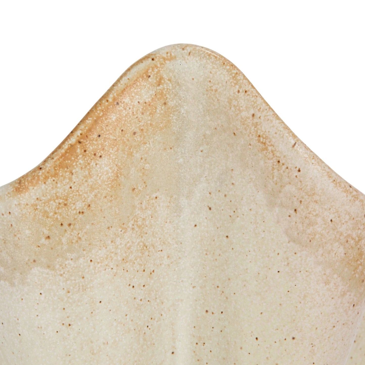 Stoneware Pleated Bowl