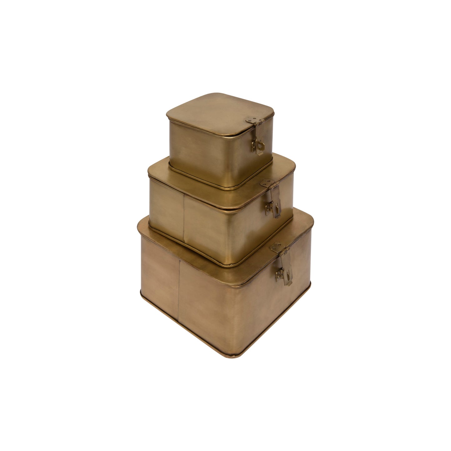 Decorative Metal Boxes (Set of 3)