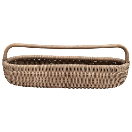 Rattan Basket with Handle