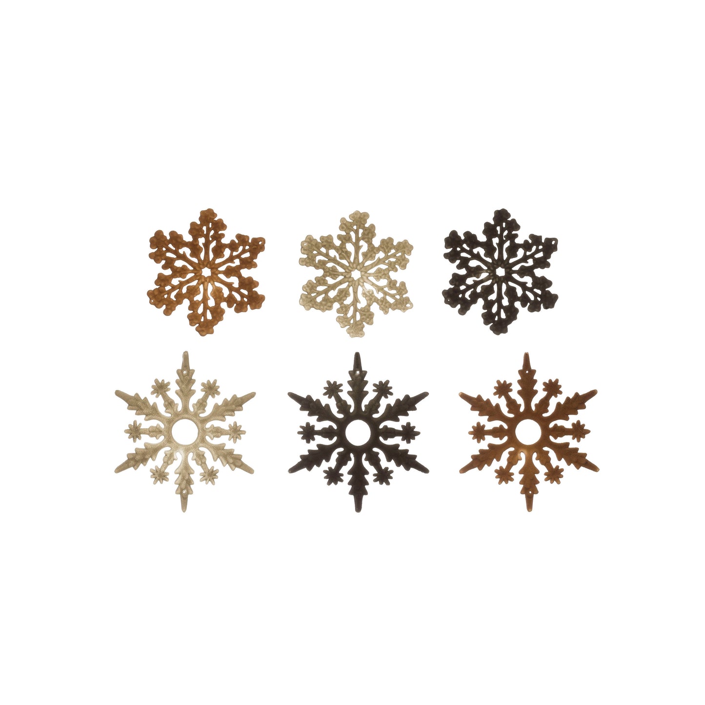 Flocked Snowflake Ornament