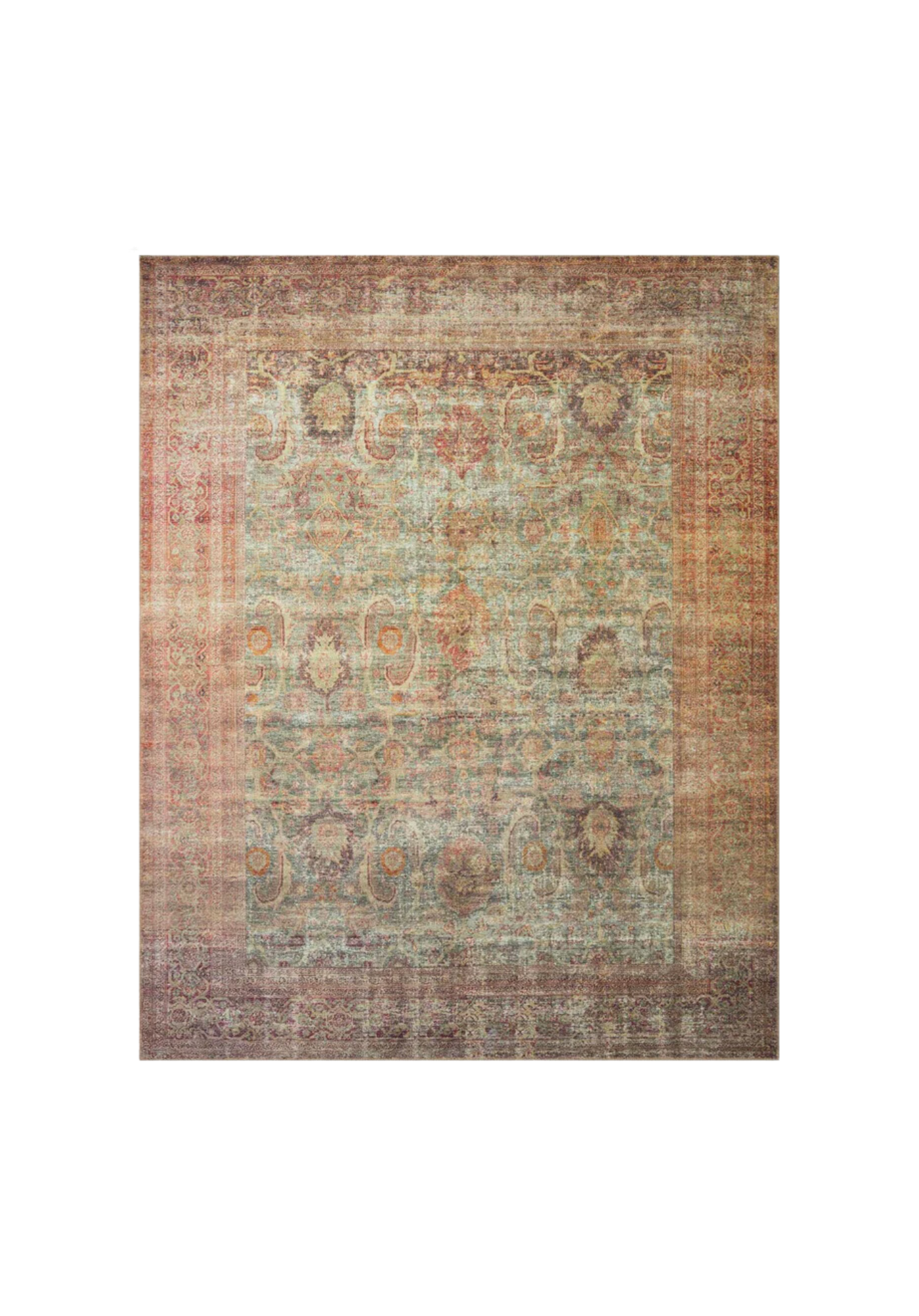Georgie AL Jade / Sunset Rug