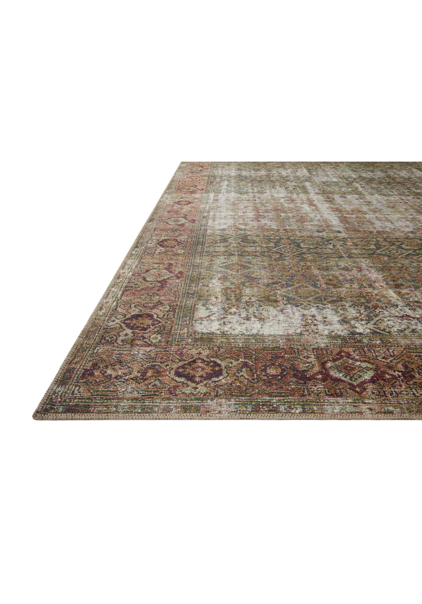 Georgie AL Moss / Salmon Rug