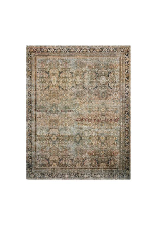 Layla Olive / Charcoal Rug