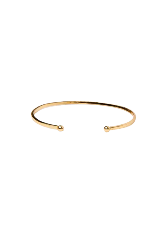 Thin Hammered Bangle