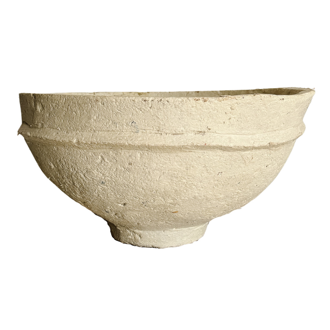 Primitive Paper Mache Bowl