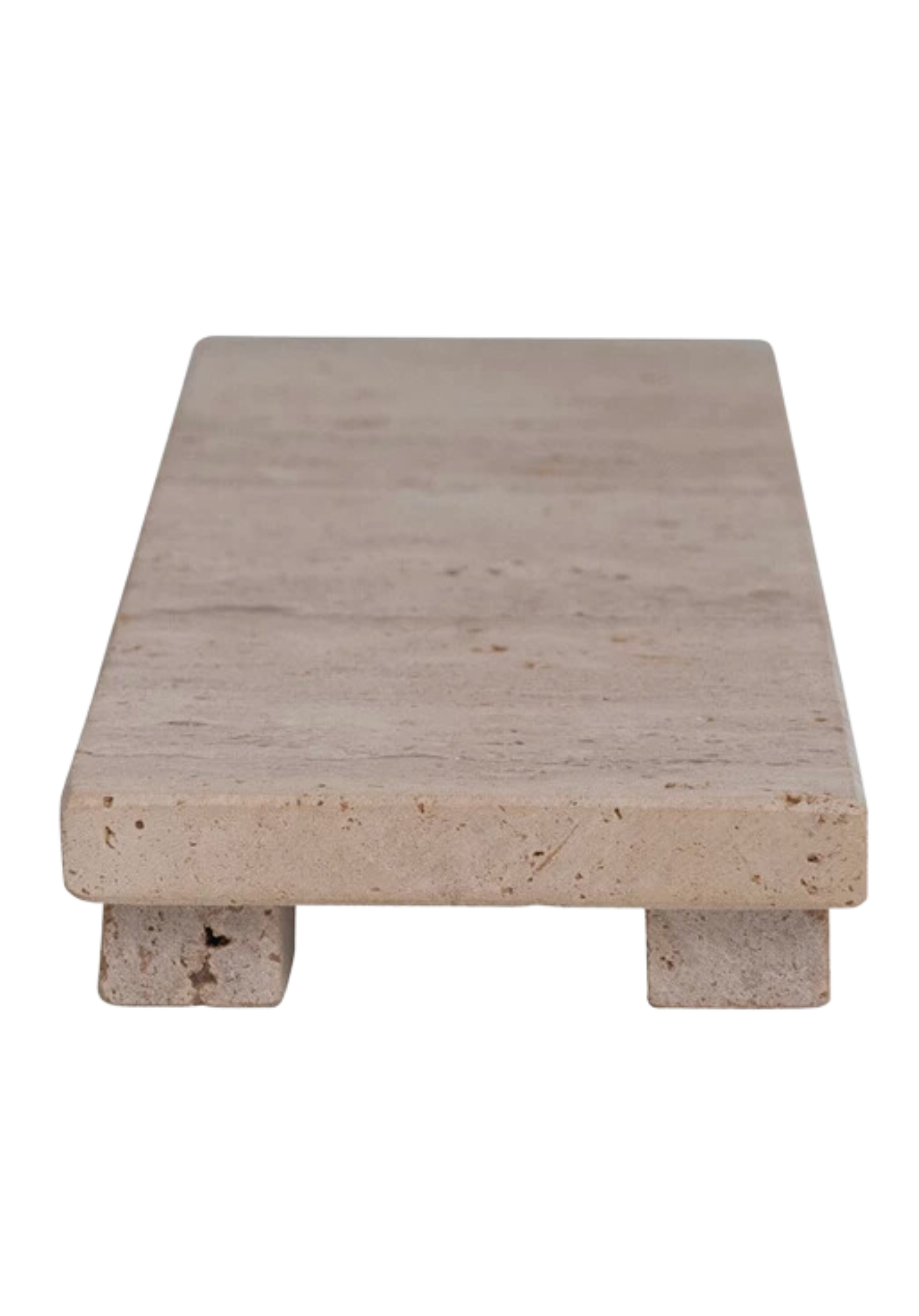 Travertine Footed Serving Board