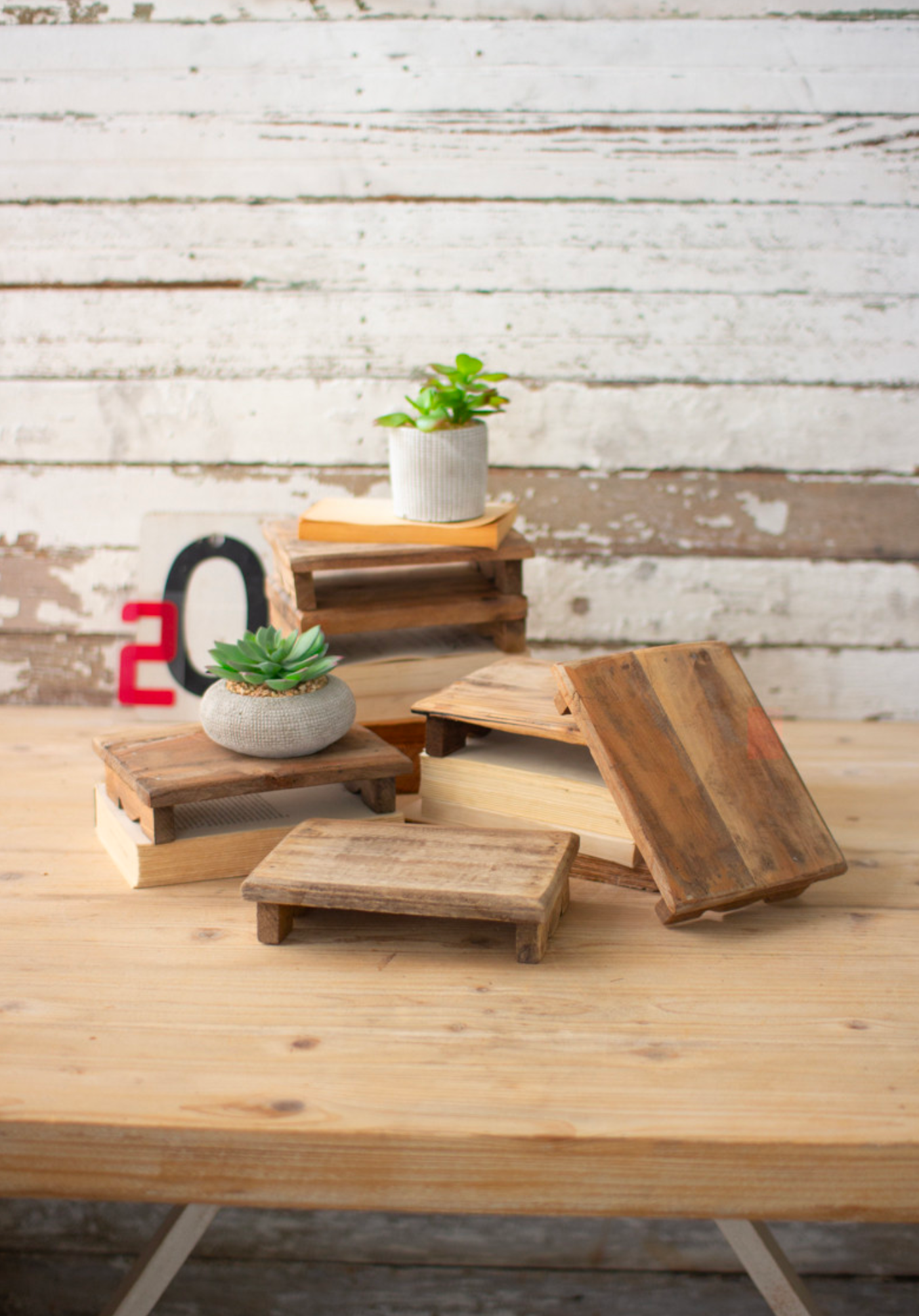 Repurposed Wood Riser