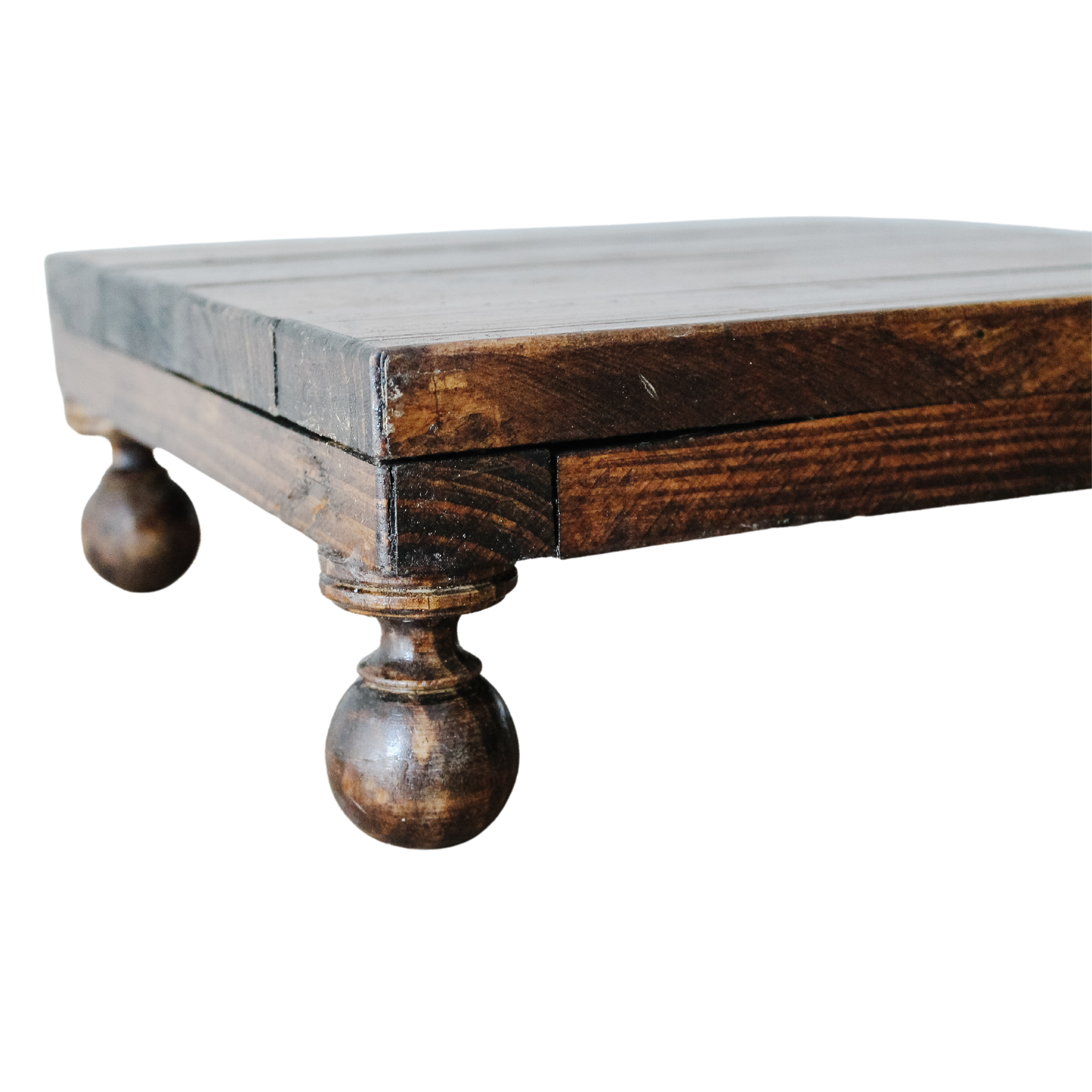 Footed Wood Riser