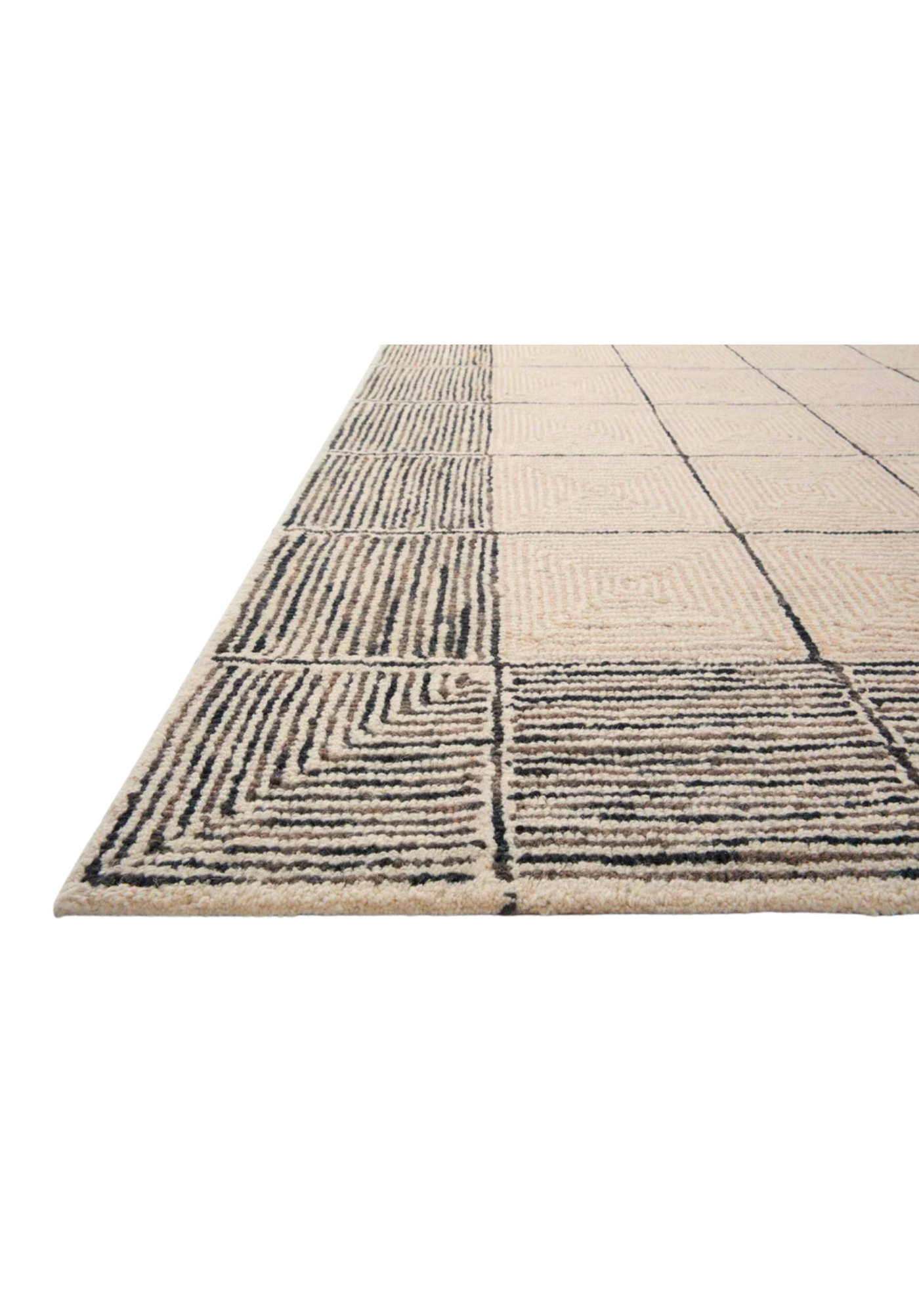 Francis CJ Cream / Black Rug