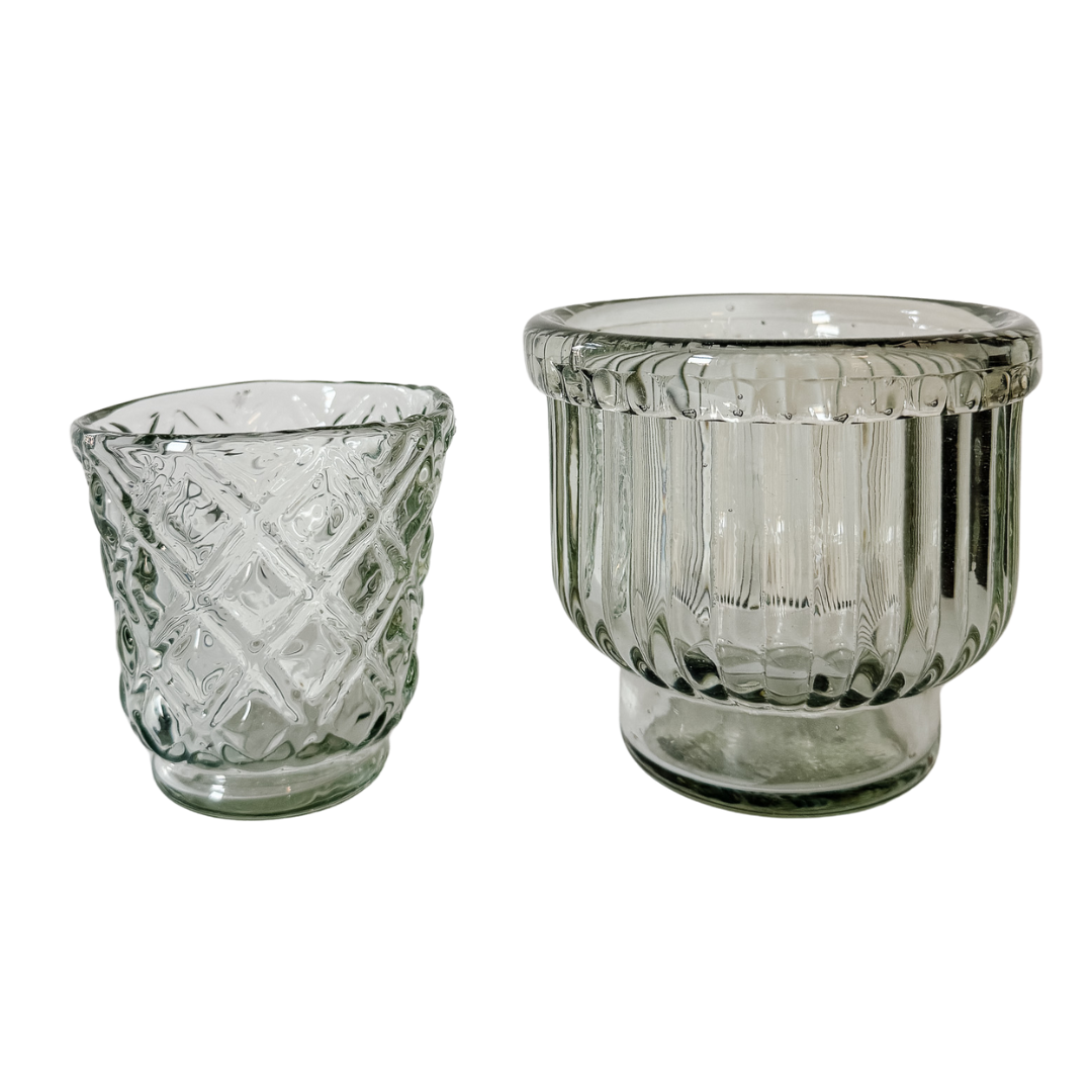 Hand-Blown Glass Tealight/Votive Holder