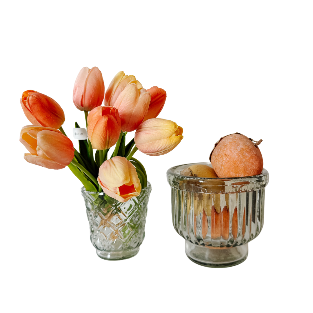 Hand-Blown Glass Tealight/Votive Holder