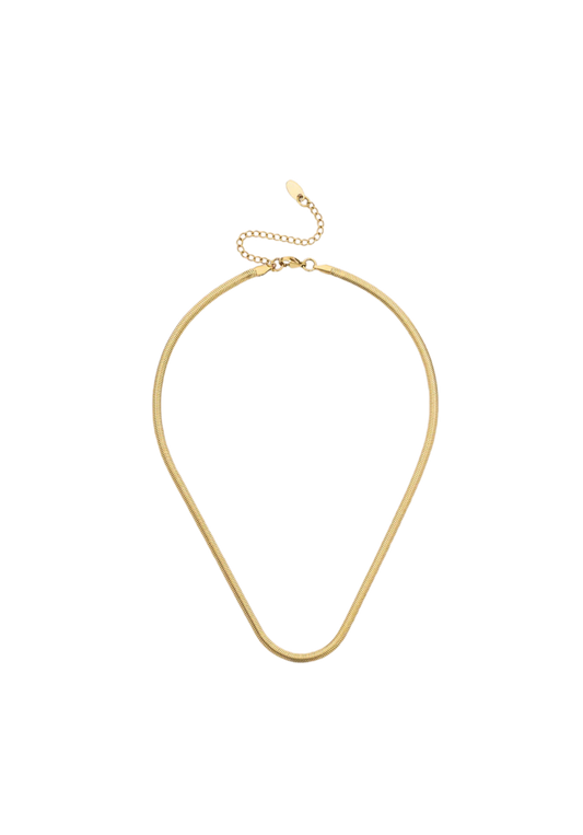 Matte Herringbone Necklace