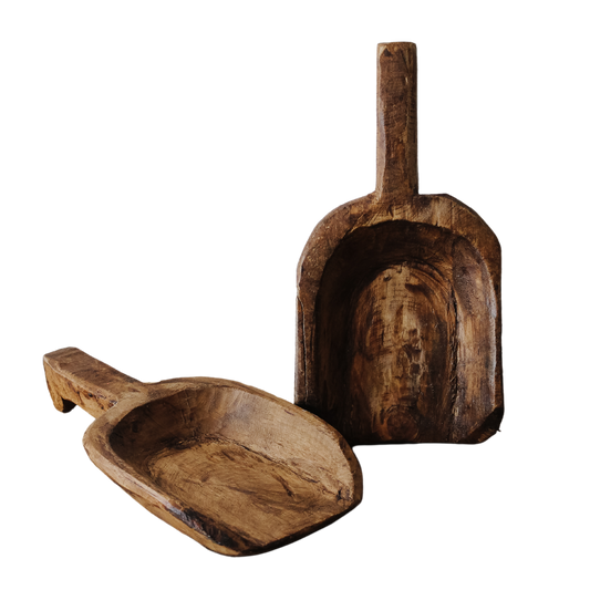 Found Wooden Scoop