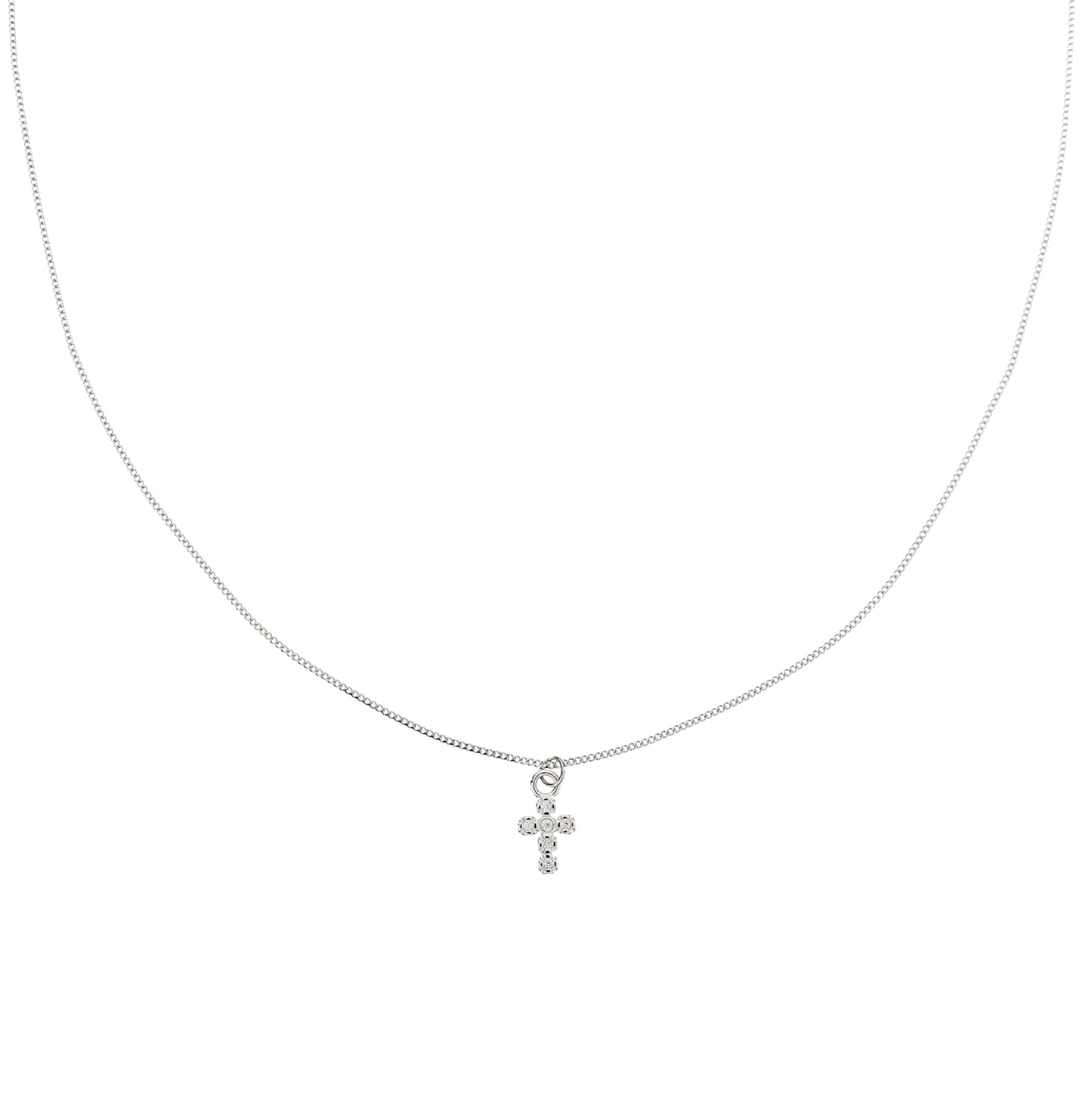 Silver Cross Necklace