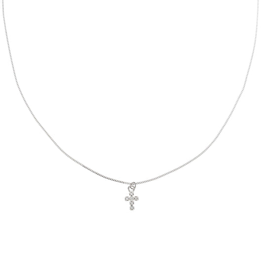 Silver Cross Necklace