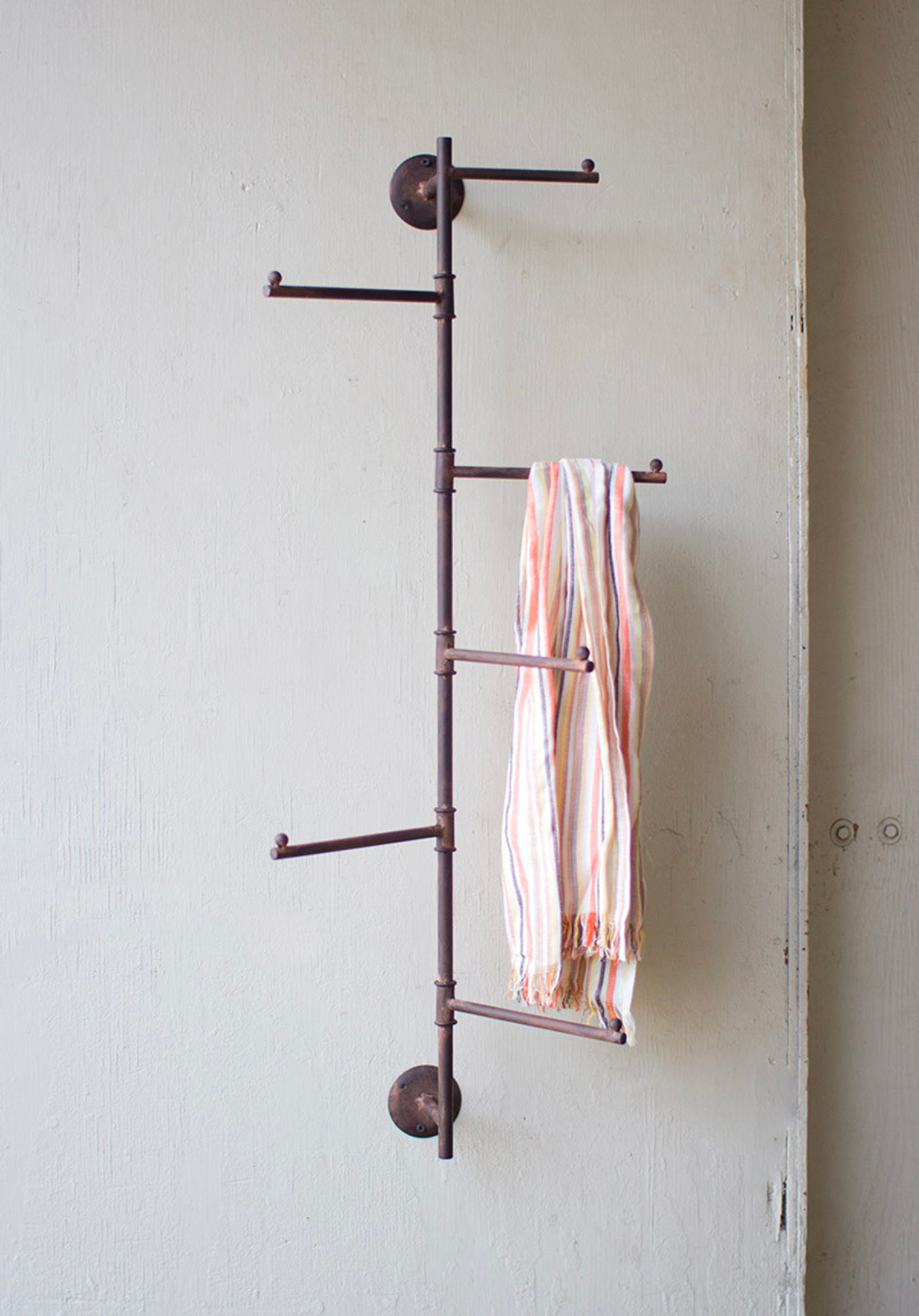 Rustic Wall Swivel Rack