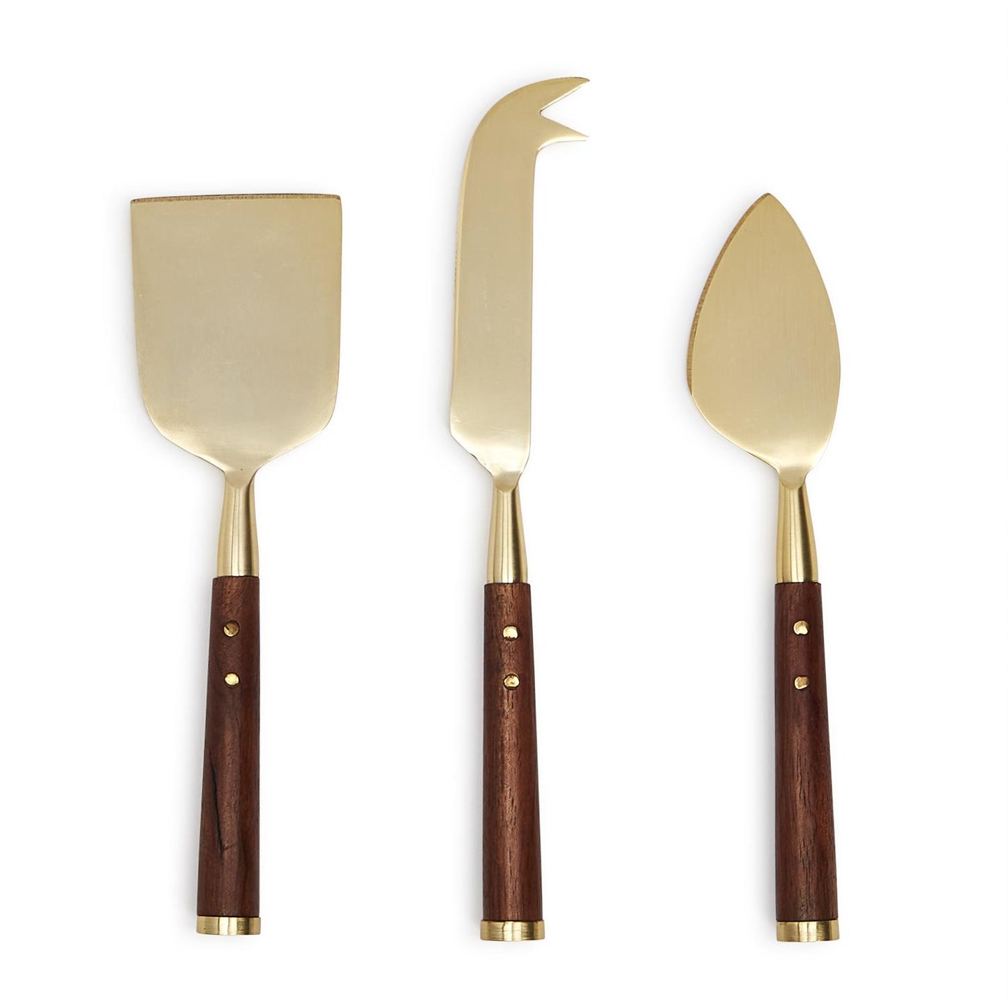 Acacia Wood Cheese Knives (Set of 3)
