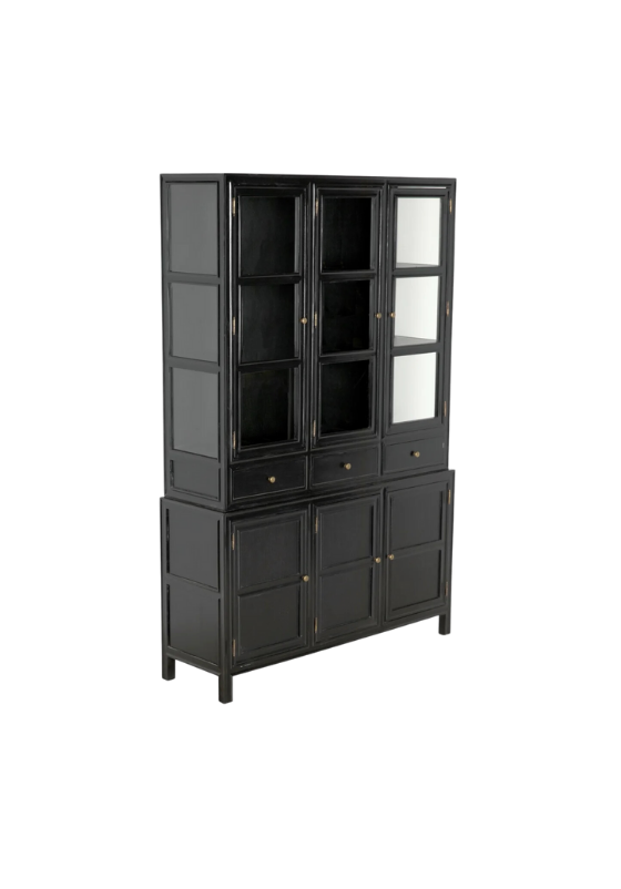 Emery Black Hutch