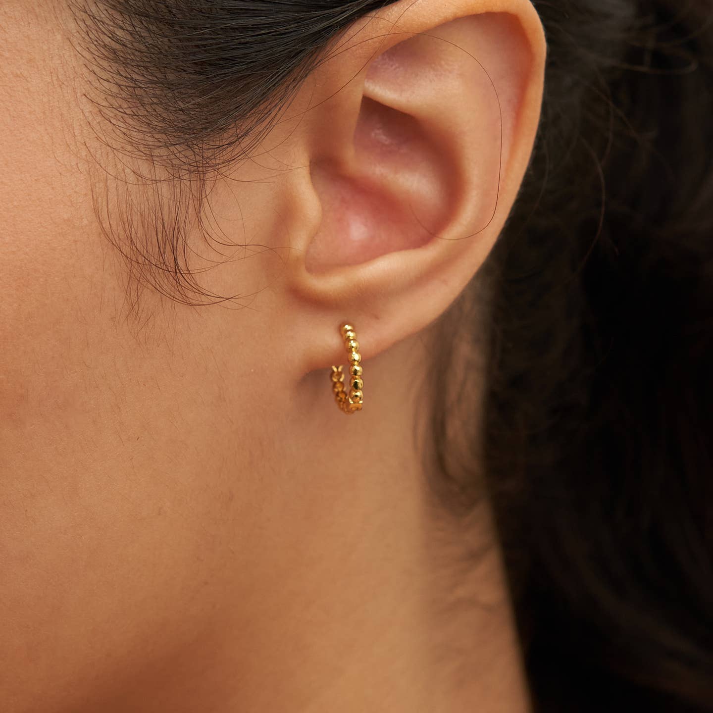 Beaded hoops
