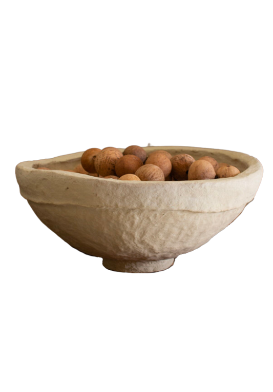 Primitive Paper Maché Bowl