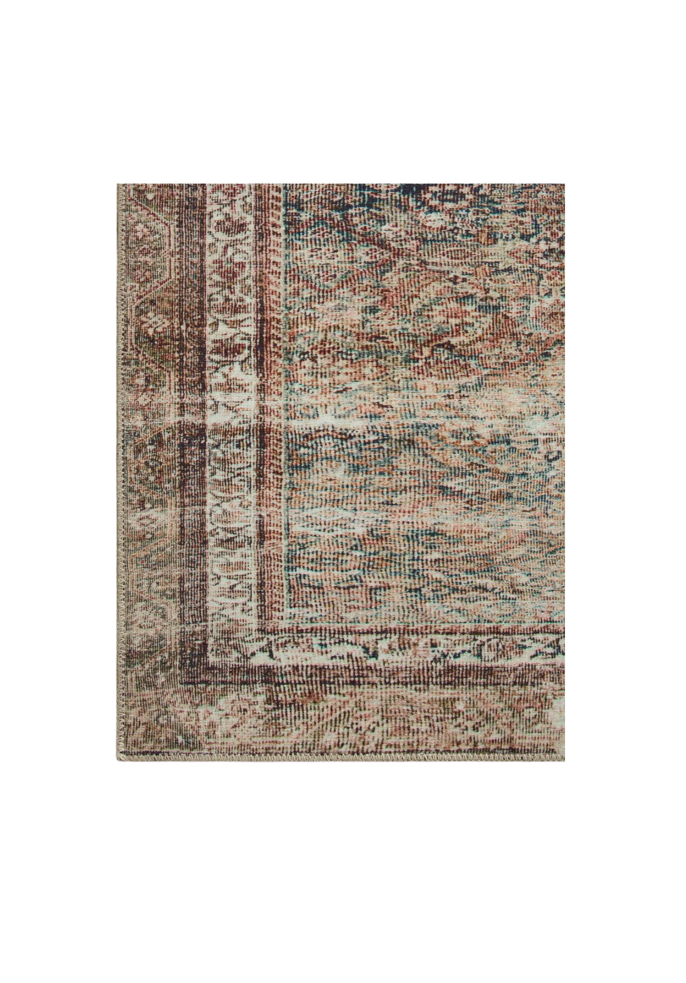 Jules CJ Ink / Terracotta Rug