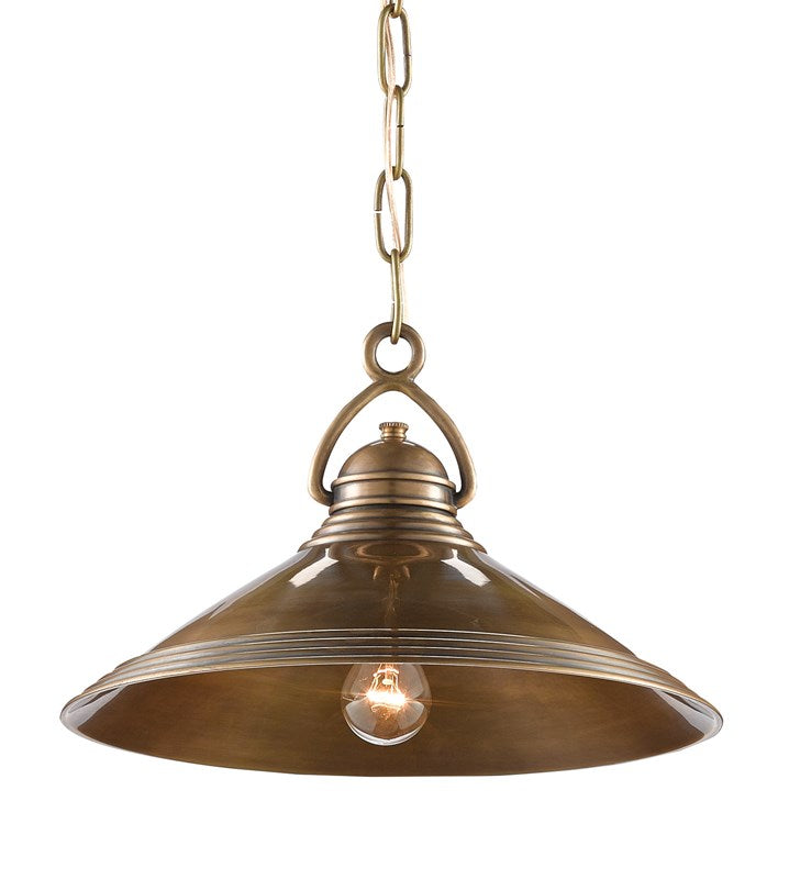 Wrigley Brass Pendant