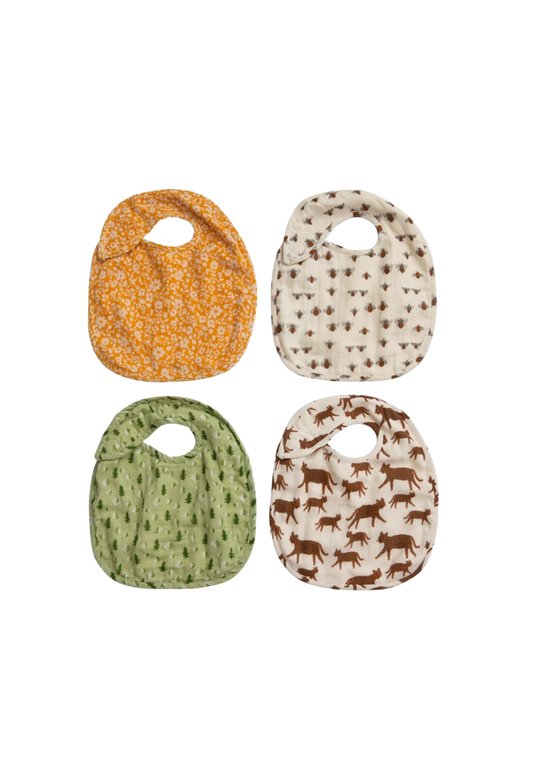 Patterned Baby Bibs