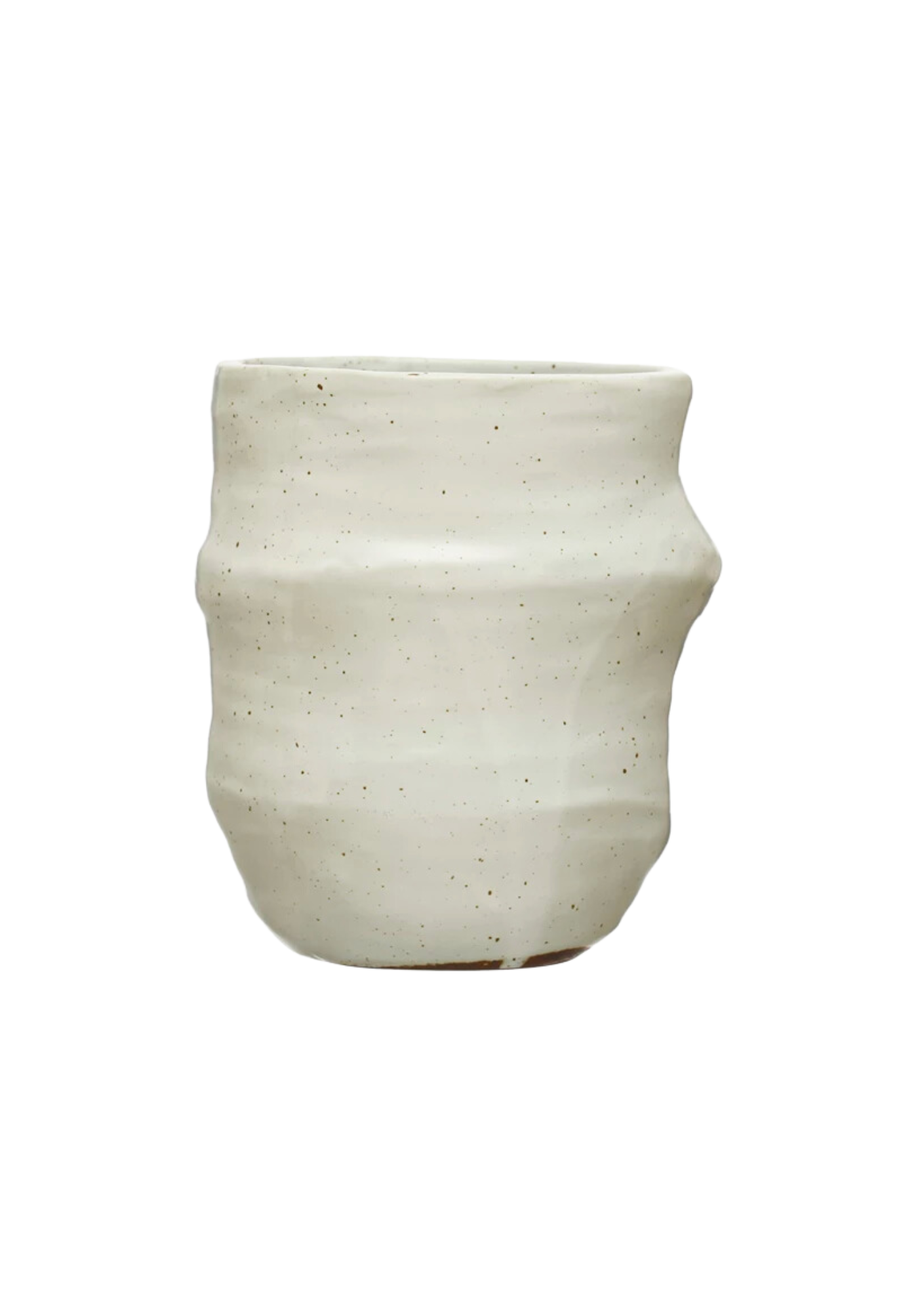 White Stoneware Crock