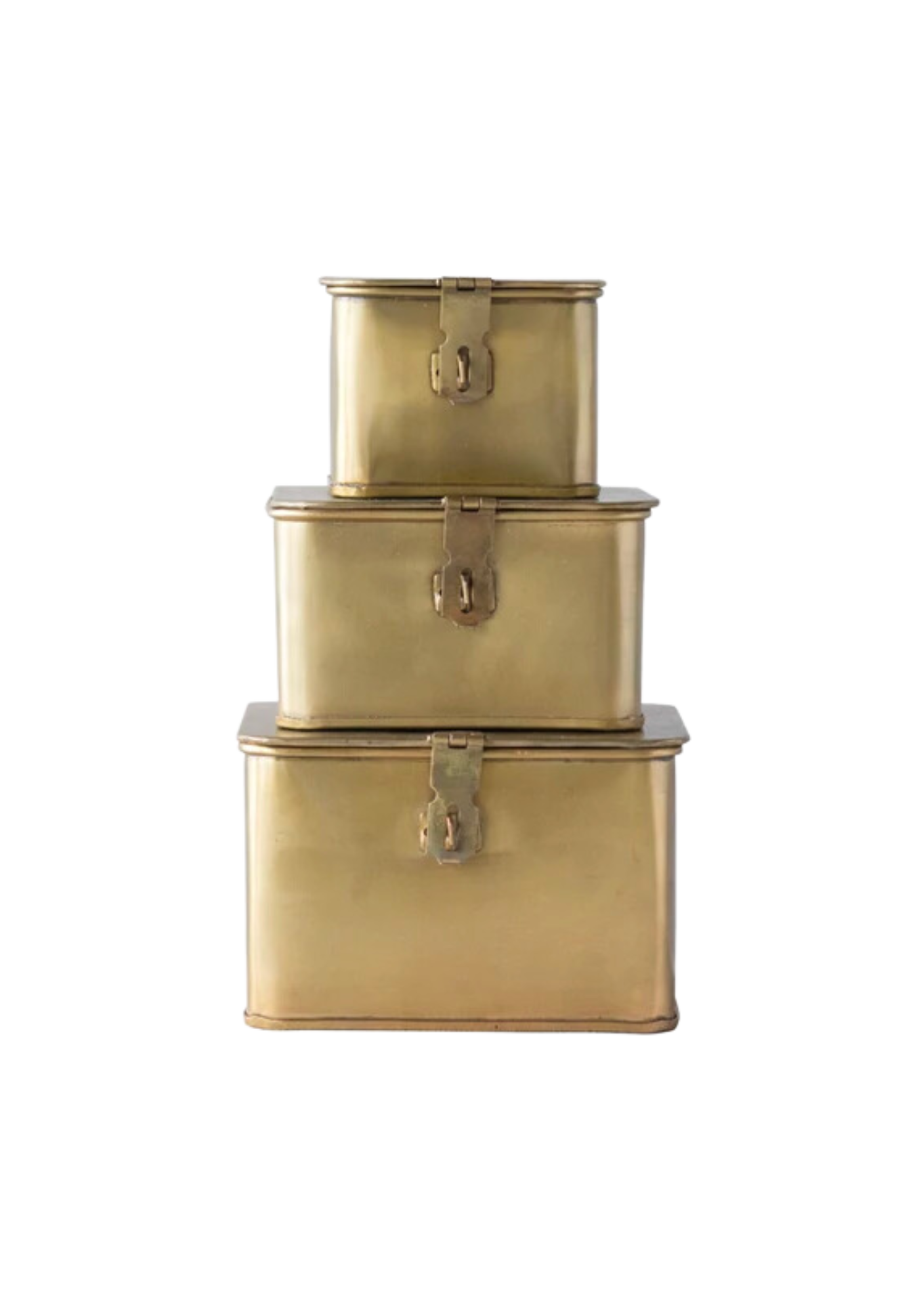 Decorative Metal Boxes (Set of 3)